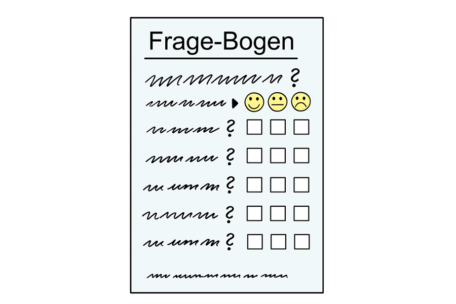 Frage-Bogen (Quelle:Lebenshilfe für Menschen mit geistiger Behinderung Bremen e.V., Illustrator Stefan Albers, Atelier Fleetinsel, 2013)